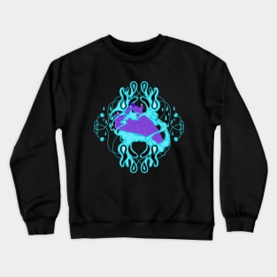 Aqua Magic - No Background Crewneck Sweatshirt